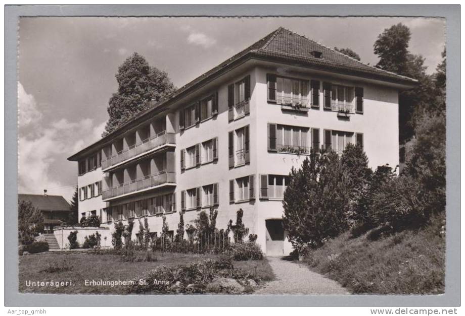 ZG Unterägeri Ca. 1950 Foto Erholungsheim St.Anna #38753 - Unterägeri