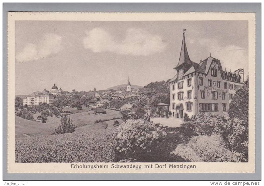 ZG Menzingen Erholungsheim Schwandegg 1926-08-09 Foto Photoglob #a05260 - Menzingen