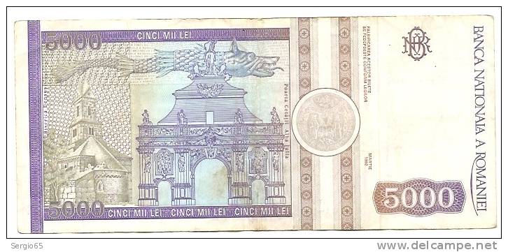 5000 Lei 1992 - Rumänien