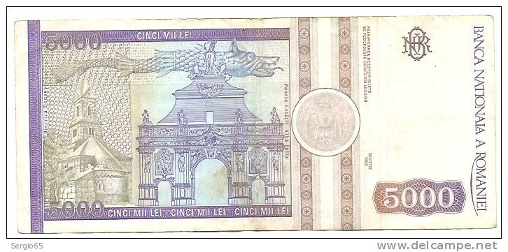 5000 Lei 1992 - Romania