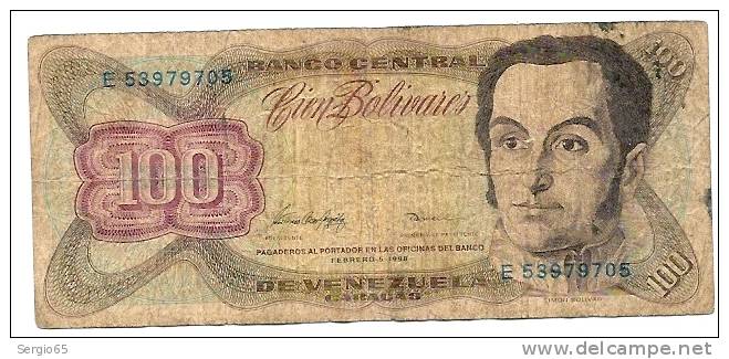 100 Bolivares 1998 - Venezuela