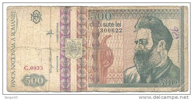 500 Lei 1992 - Romania