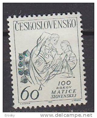 L3282 - TCHECOSLOVAQUIE Yv N°1265 ** CULTURE - Unused Stamps