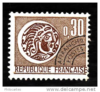 FRANCE  1971 - Preo 13 - Monnaie Gauloise 30c Bistre - Sans Gomme - 1964-1988