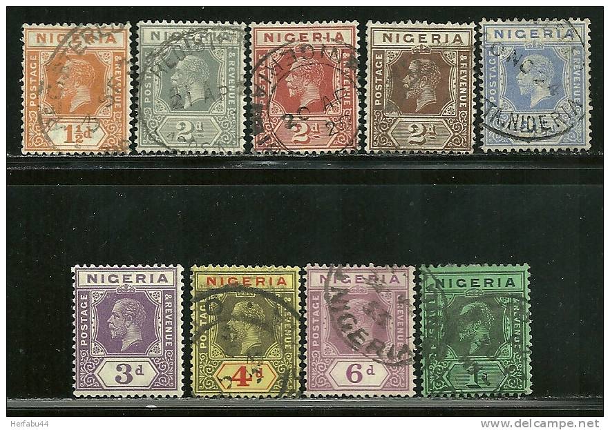 Nigeria             SC# 20-25, 27-29     SCV$ 36.95 - Nigeria (...-1960)