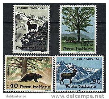 1967 - Italia 1040/43 Parchi Nazionali ---- - Bears