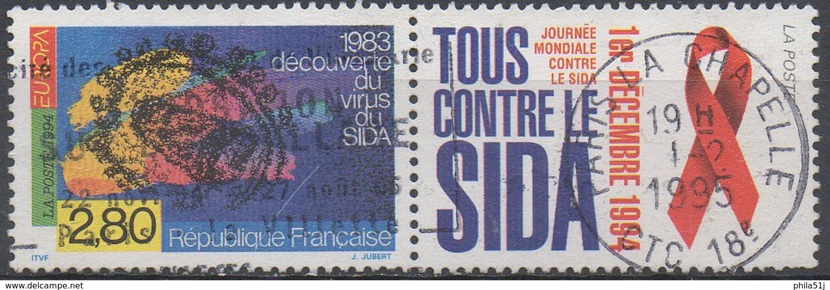 FRANCE  N°2916__OBL VOIR SCAN - 1994