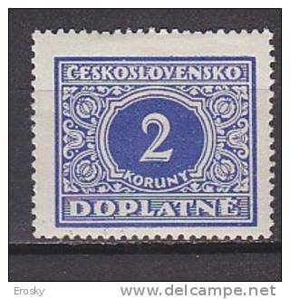 L3793 - TCHECOSLOVAQUIE TAXE Yv N°63 * - Postage Due