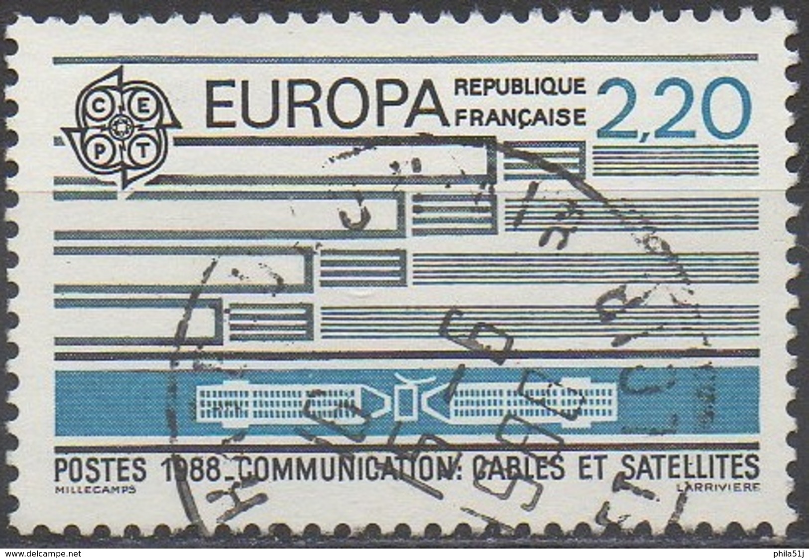 EUROPA  FRANCE  N°2531___OBL  VOIR  SCAN - 1988