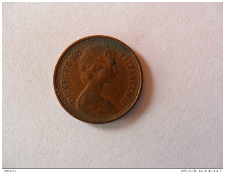 1/2 New Penny 1971 - 1/2 Penny & 1/2 New Penny