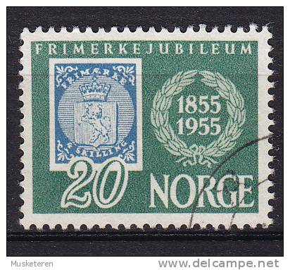 Norway 1955 Mi. 390    20 Ø Norwegische Briefmarken 100 Jahre Stamp On Stamp - Usados