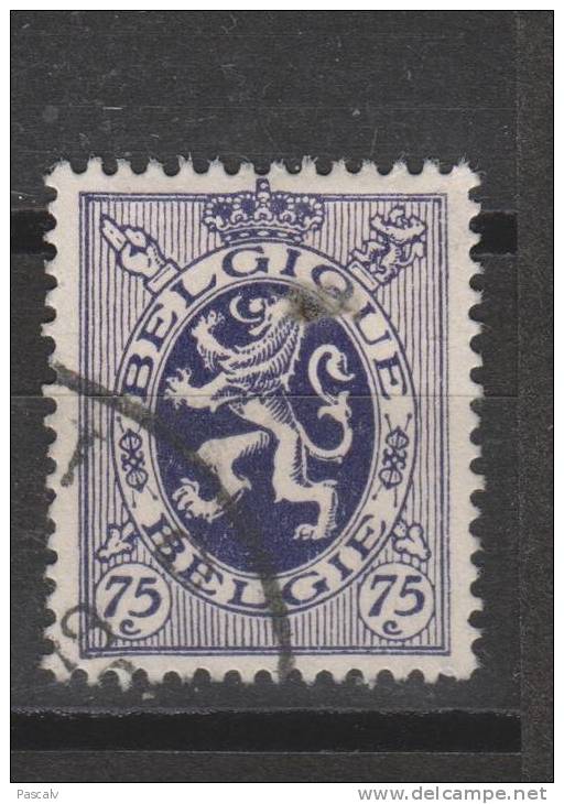 COB 288 Oblitéré - Typografisch 1929-37 (Heraldieke Leeuw)