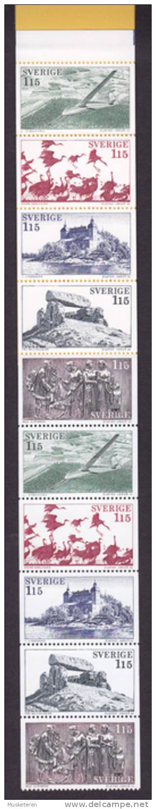 Sweden 1978 Markenheftchen Booklet MH-MiNr. 68    11.50 Kr Tourismus - Västergötland (2 Scans) MNH** - 1951-80