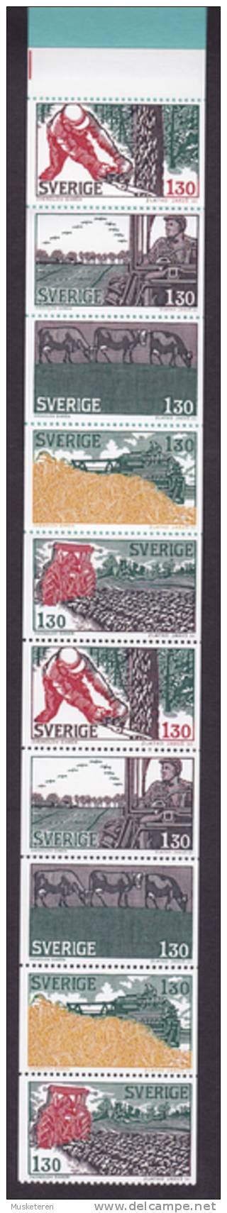 Sweden 1979 Markenheftchen Booklet MH-MiNr. 72    13.00 Kr Landwirtschaft (2 Scans) MNH** - 1951-80