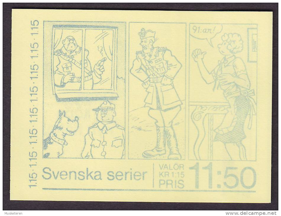 Sweden 1980 Markenheftchen Booklet Mi. 1125 D     1.15 Kr Schwedische Comicfigur Rekrut 91 Karlsson (2 Scans) MNH** - 1951-80