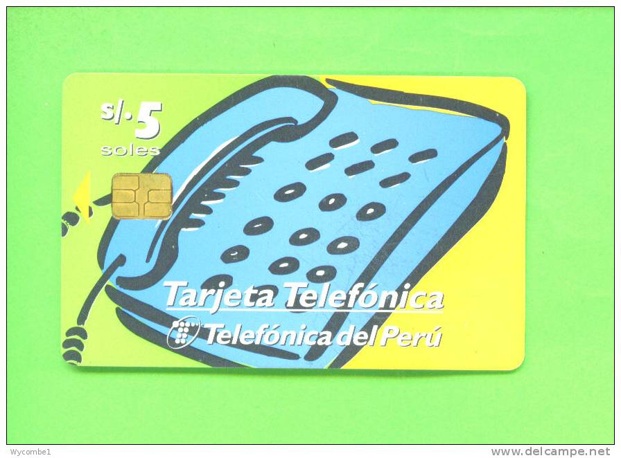 PERU - Chip Phonecard As Scan - Perú