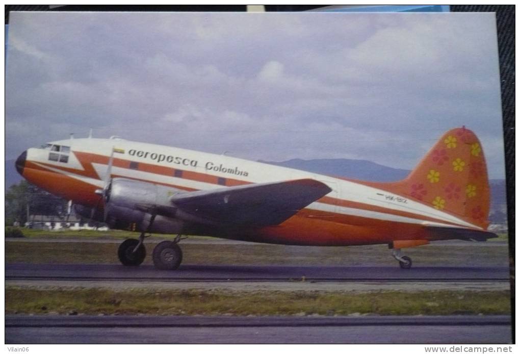 CURTIS C 46   AEROPESCA   COLOMBIA   HK 812 - 1946-....: Moderne