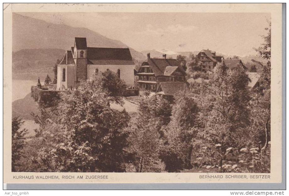 ZG Risch Kurhaus Waldheim 1918-09-20 Foto - Risch-Rotkreuz