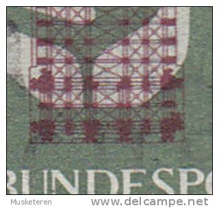 Germany 1956 Mi. 239 DD    10 Pf Deutscher Katholikentag Doppeldruck Der Farbe Dunkelbraunrot (Grundriss) - Variétés Et Curiosités