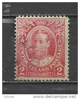 NEWFOUNDLAND 1911 - KING GEORGE V - USED OBLITERE GESTEMPELT USADO - 1908-1947