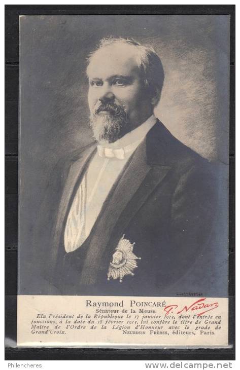 CPA R. Poincaré - Politieke En Militaire Mannen