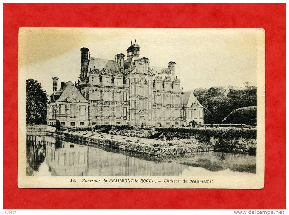 * Environs De BEAUMONT Le ROGER-Château De Beaumesnil - Beaumesnil