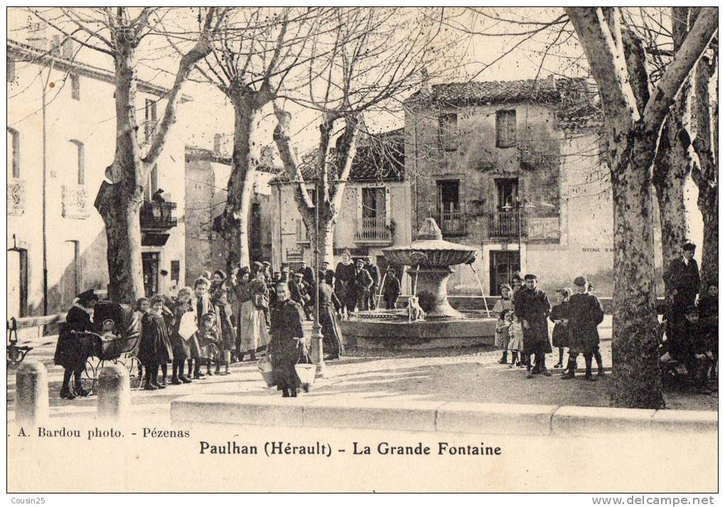 34 PAULHAN - La Grande Fontaine - Paulhan