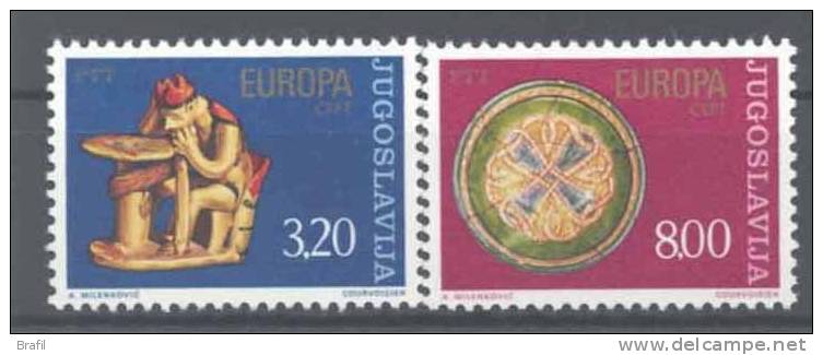 1976 Europa C.E.P.T. , Jugoslavia , Serie Completa Nuova (**) - 1976