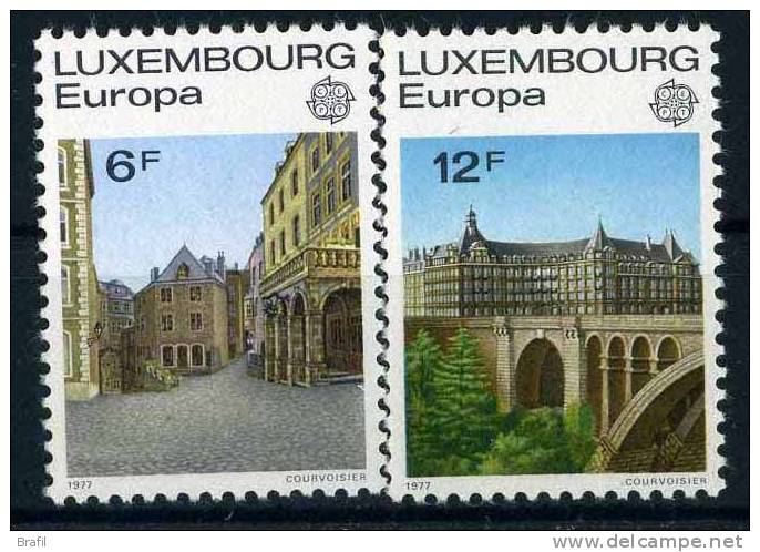 1977 Europa C.E.P.T. , Lussemburgo , Serie Completa Nuova (**) - 1977