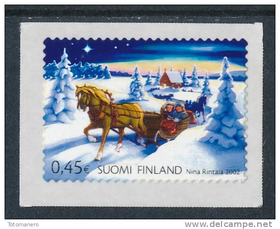 FINLAND/Finnland 2002 New Definitives Sleigh 0,45€** - Neufs