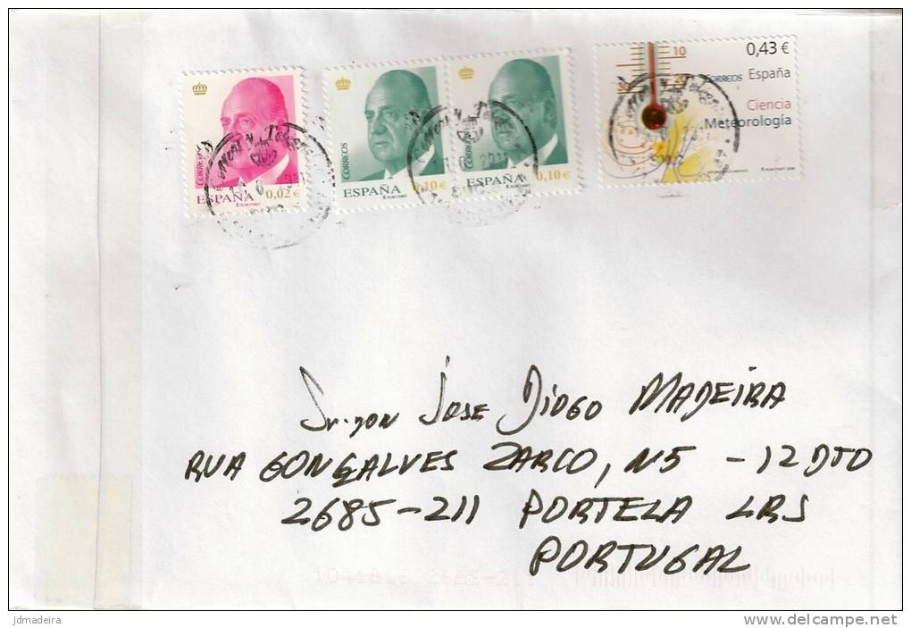 Spain Cover With Meteorology Stamp - Storia Postale