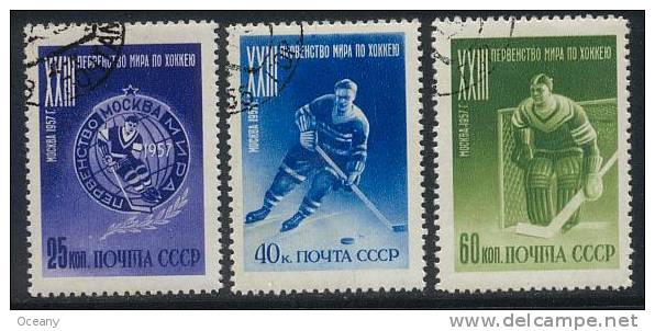 Russie - Sport Hockey Sur Glace 1895/1897 Oblit. - Hockey (Ice)