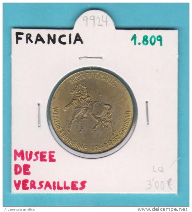 FRANCIA / FRANCE   MEDALLA    "MUSEE DE VERSAILLES"  1.809(1.969)    SC-/UNC-       DL-9924 - Autres & Non Classés