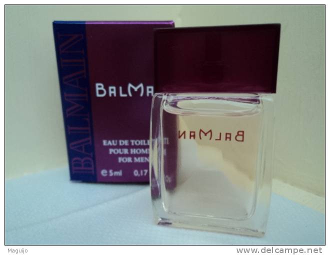 BALMAIN " BALMAN" MINI EDT 5 ML  LIRE !!! - Miniaturen Herrendüfte (mit Verpackung)