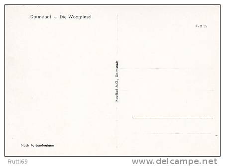 GERMANY - AK 85737 Darmstadt - Die Woogsinsel - Darmstadt