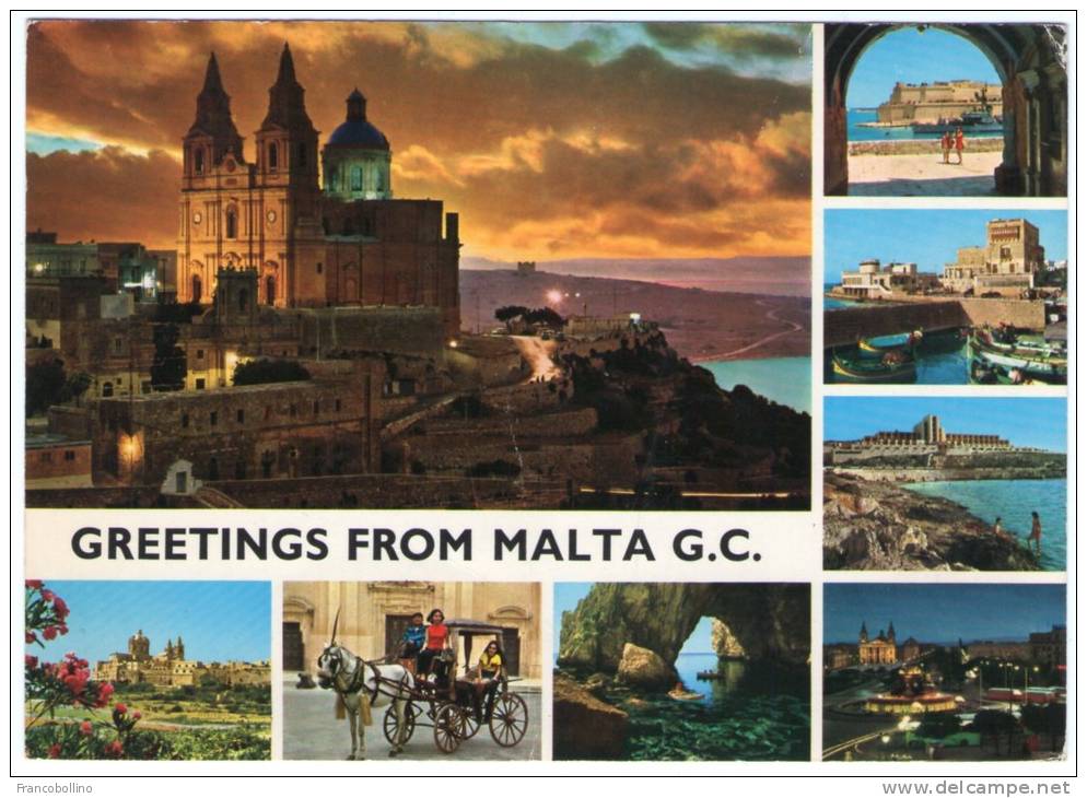 GREETINGS FROM MALTA (PUBL.JOHN HINDE) - Malta