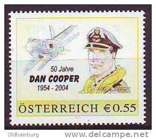 056: Personalisierte Briefmarke Aus Österreich Dan Cooper - Flugzeuge