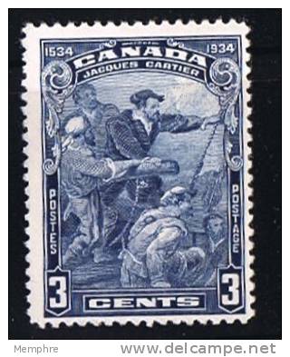 1934  Jacques Cartier  Sc 208 * MH - Neufs