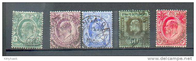 C135 MALACCA - YT 96-97-100-104-120 - Straits Settlements