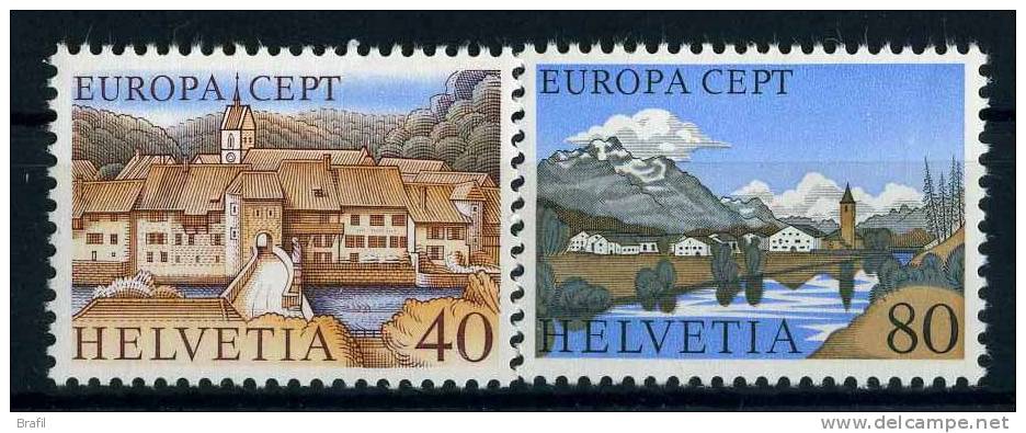1977 Europa C.E.P.T. , Svizzera , Serie Completa Nuova (**) - 1977