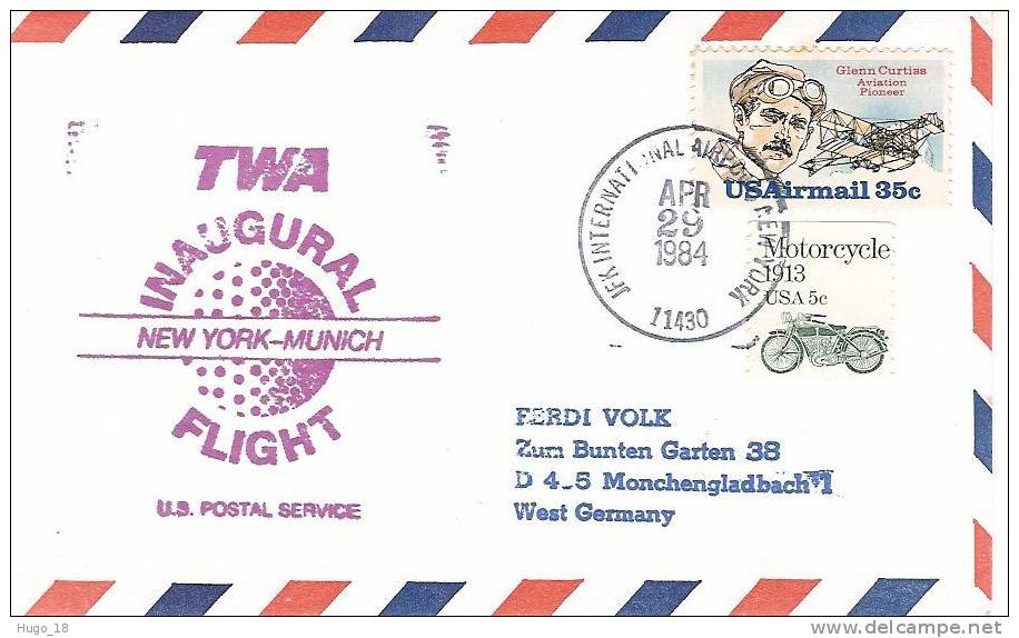 FFC  New York-Munich   TWA   29/04/1984 - 1981-1990