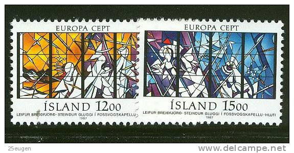 ICELAND  1987 EUROPA CEPT  MNH - 1987