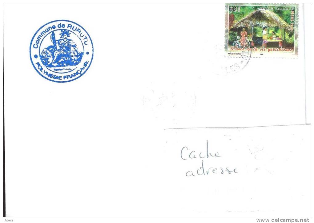 7021  Commune De RURUTU - MOERAI - îles AUSTRALES - POLYNESIE - Lettres & Documents