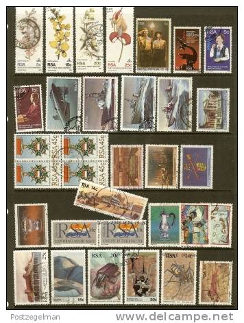 SOUTH AFRICA Collection 38 Used Large Stamps #1221 - Collezioni & Lotti