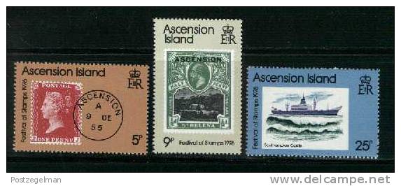 ASCENSION 1976 Mint Stamps Stamp Day 212-214 - Ascension