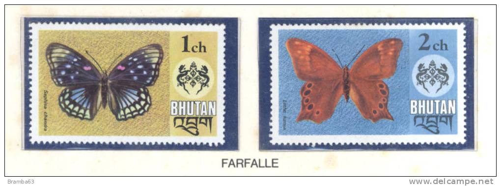 BHUTAN N. 10 Francobolli Tematici Su Foglio Da Collezione In Bustine (rif.An) - Bhutan