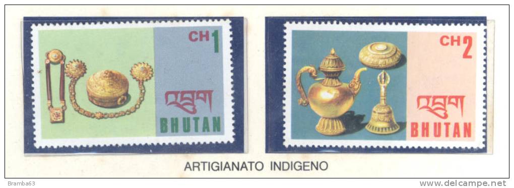 BHUTAN N. 10 Francobolli Tematici Su Foglio Da Collezione In Bustine (rif.An) - Bhutan