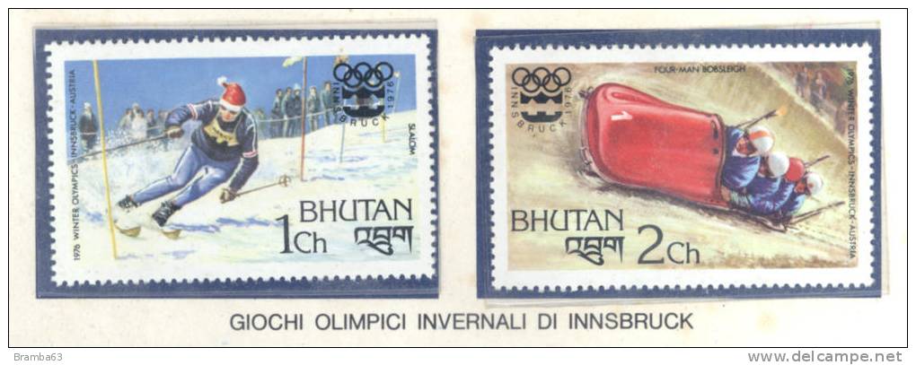 BHUTAN N. 10 Francobolli Tematici Su Foglio Da Collezione In Bustine (rif.An) - Bhoutan