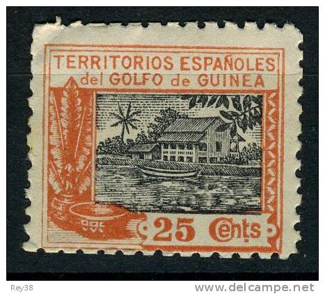 GUINEA 1924** MNH, SIN FIJASELLOS. CASA DE NIPA - Guinée Espagnole