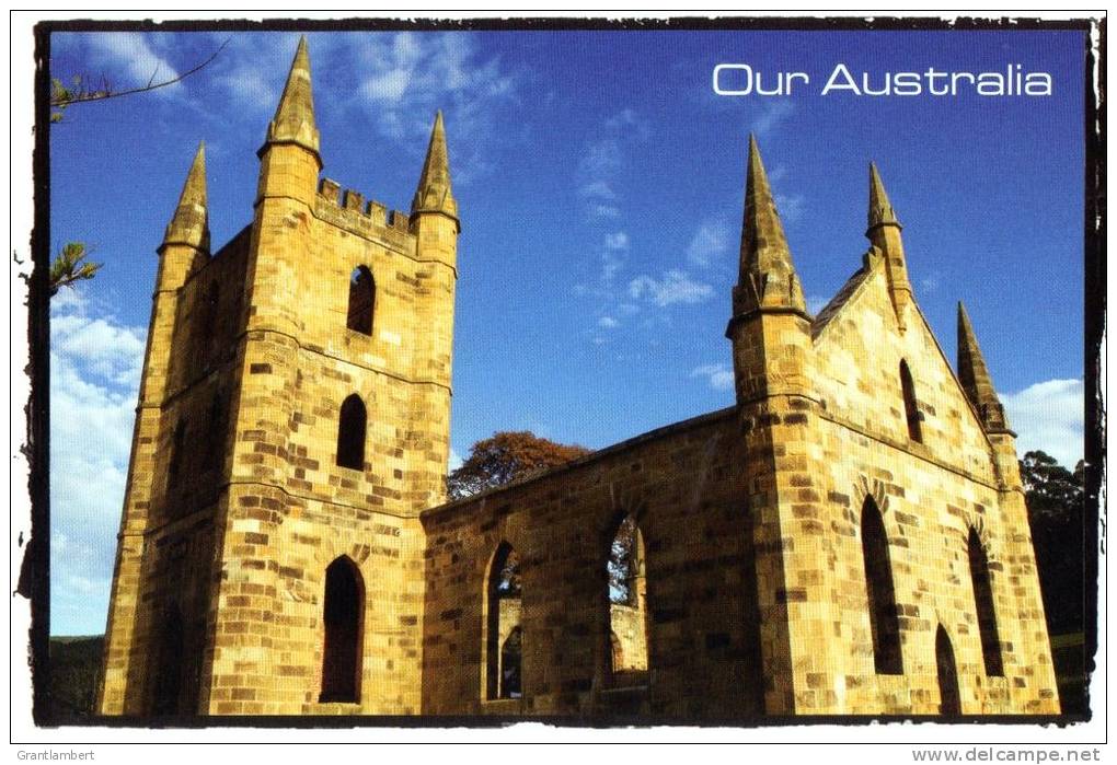 Australia Tasmania - Port Arthur Church Ruins Unused - Port Arthur